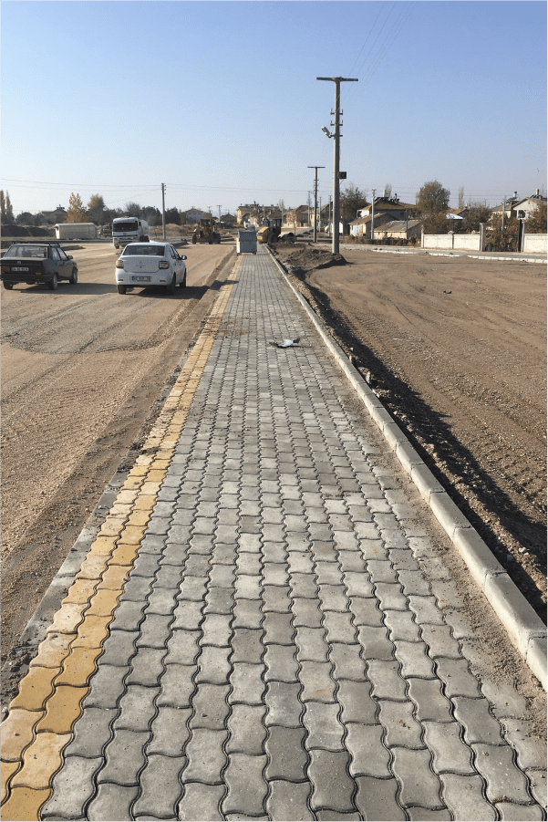 MERAM BELEDİYESİ - 21 MAHALLE TRETUVAR PARKE YOL YAPIM İŞİ - 2017